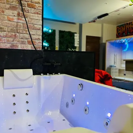 Capsule Street Art - Sauna- Jacuzzi - Playstation 5 - Billard - Netflix - Cinema - Terrasse Apartment Douai
